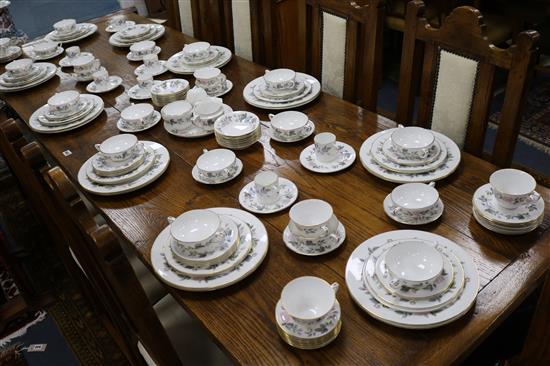 A Royal Worcester June Garland dinner service